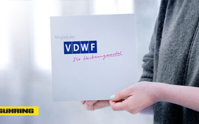 Gühring wird Mitglied im VDWF